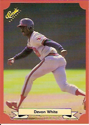 1988 Classic Red Baseball Cards        178     Devon White